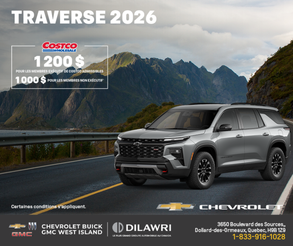 Le Chevrolet Traverse 2026