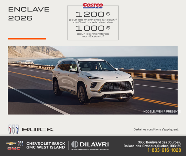 Procurez-vous la Buick Enclave 2026
