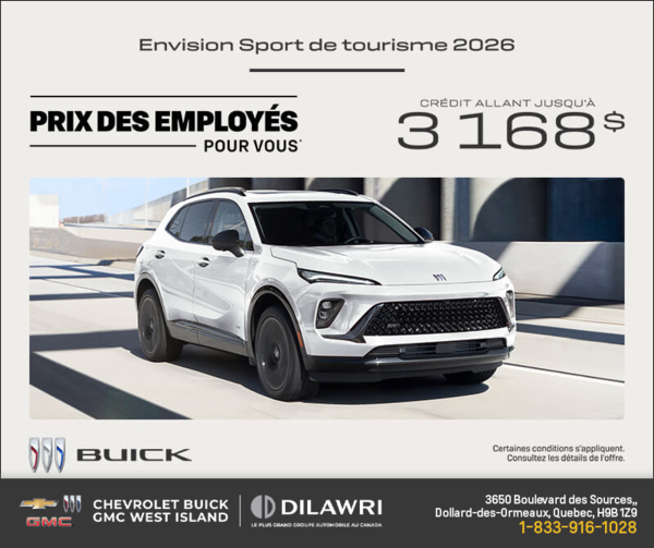 Procurez-vous la Buick Envision 2026