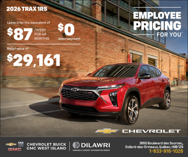 The 2026 Chevrolet Trax 2RS