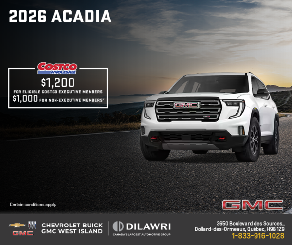 The 2026 GMC Acadia