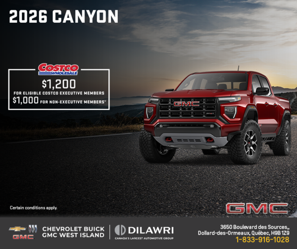 The 2026 GMC Canyon
