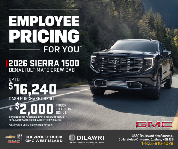 The 2026 GMC Sierra 1500 Denali Ultimate