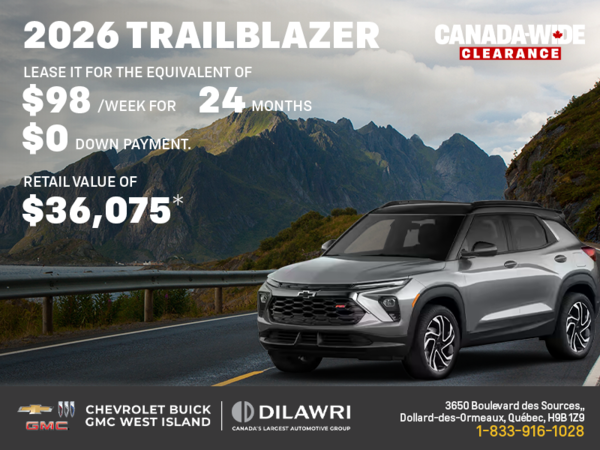 2026 Chevrolet Trailblazer
