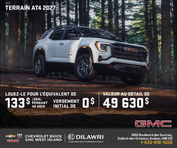 Le GMC Terrain AT4 2027