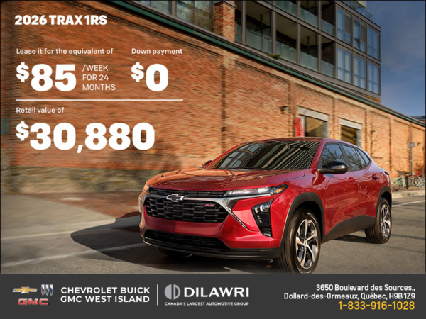 The 2026 Chevrolet Trax 1RS