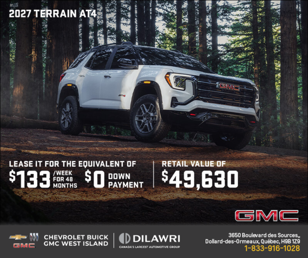 The 2027 GMC Terrain AT4