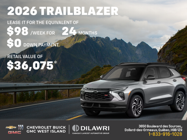 2026 Chevrolet Trailblazer