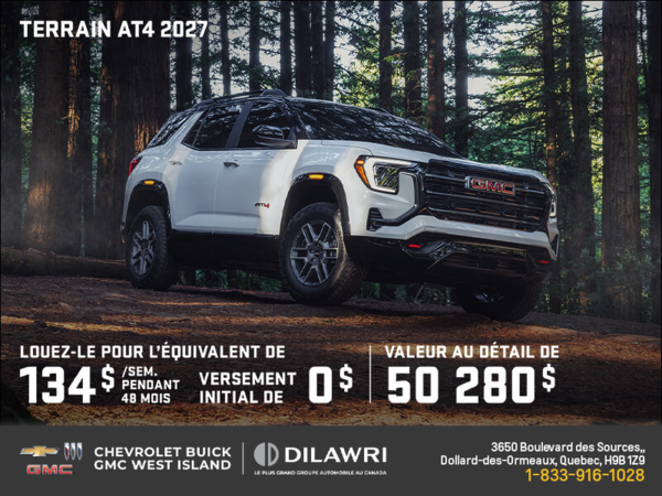 Le GMC Terrain AT4 2027