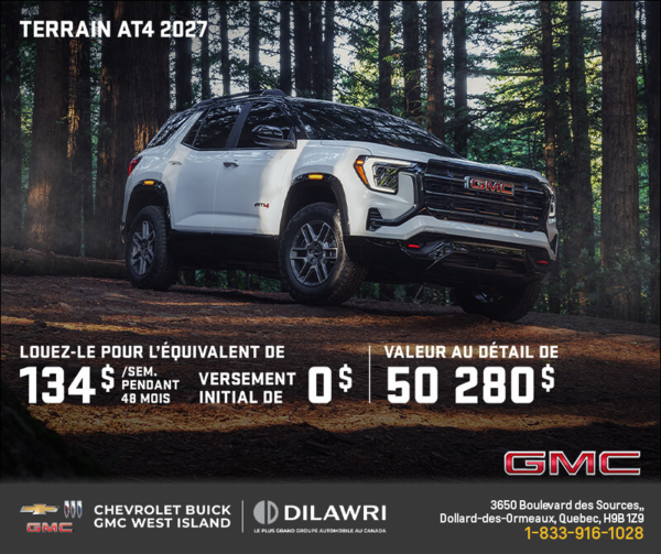 Le GMC Terrain AT4 2027