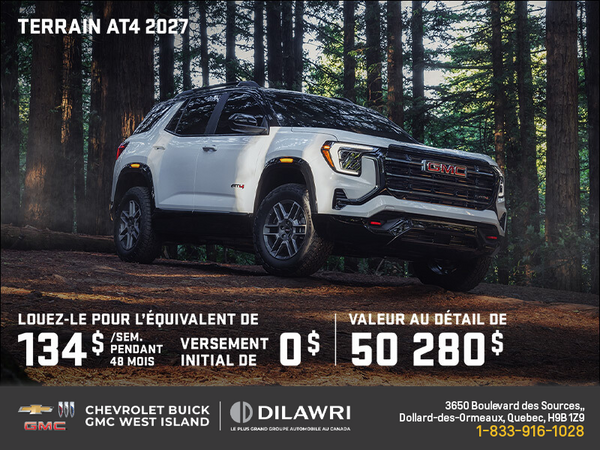 Le GMC Terrain AT4 2027