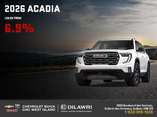 The 2026 GMC Acadia