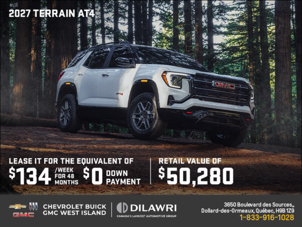 The 2027 GMC Terrain AT4