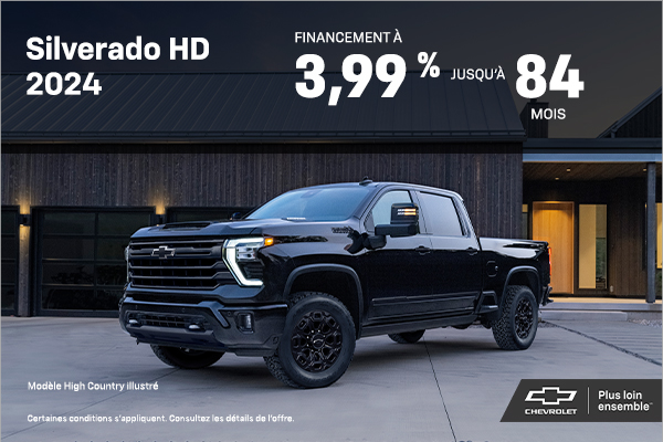 Le Chevrolet Silverado HD 2024