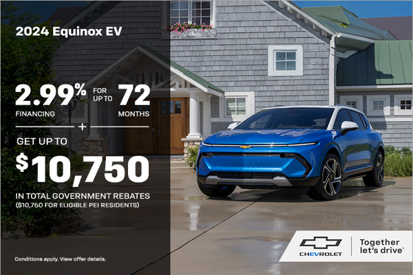 Get the 2024 Chevrolet Equinox EV