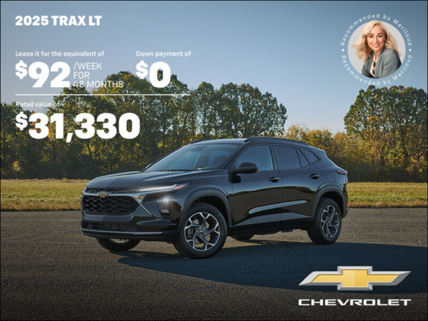 Get the 2025 Chevrolet Trax LT