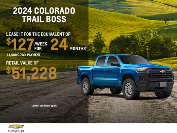 Get the 2024 Chevrolet Colorado