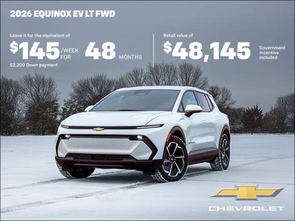 Get the 2026 Chevrolet Equinox EV