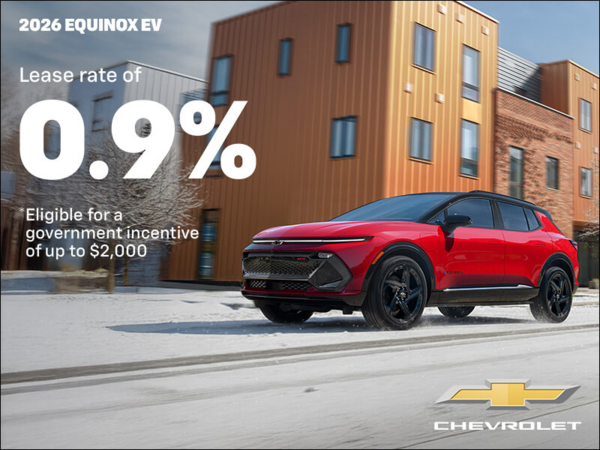 Get the 2026 Chevrolet Equinox EV