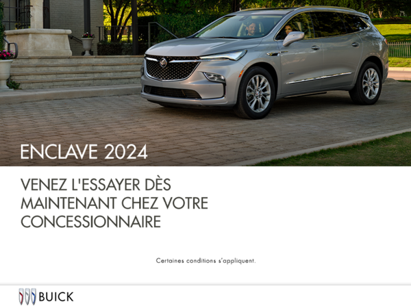 Procurez-vous le Buick Enclave 2024