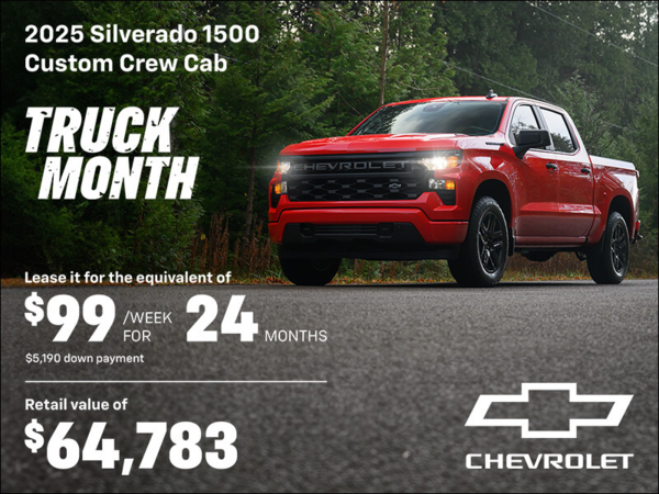 Get the 2025 Chevrolet Silverado 1500