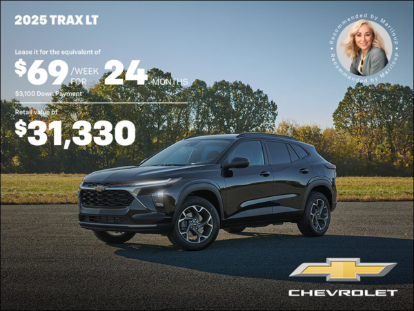 Get the 2025 Chevrolet Trax LT