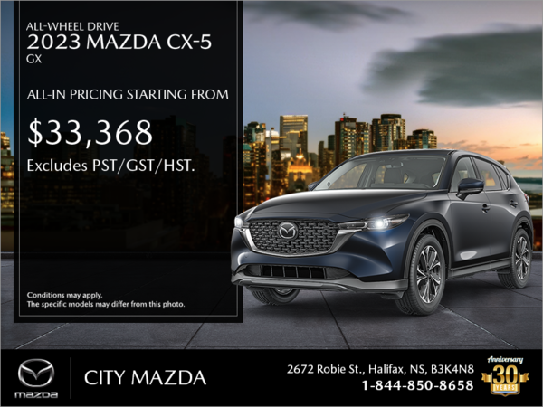 Get the 2023 Mazda CX-5 Today!