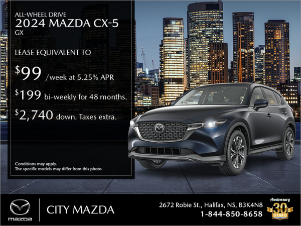 Get the 2024 Mazda CX-5 Today!