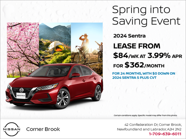 Get the 2024 Nissan Sentra Today!