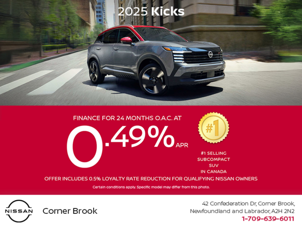 Get the 2025 Nissan Kicks Today!