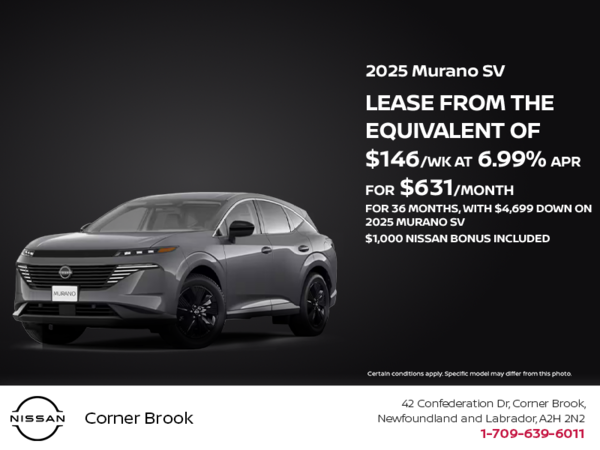 Get the 2025 Nissan Murano today!