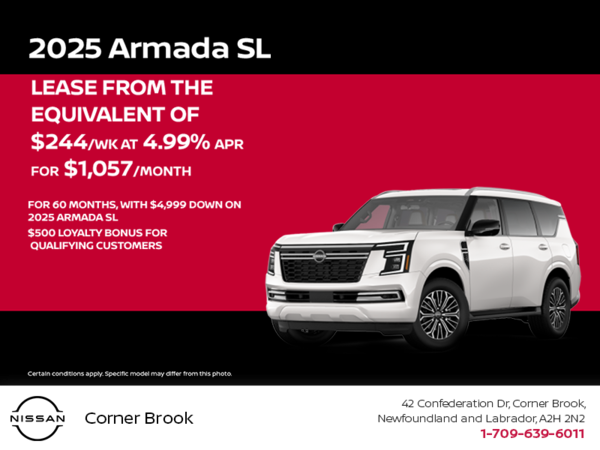 Get the 2025 Nissan Armada Today!