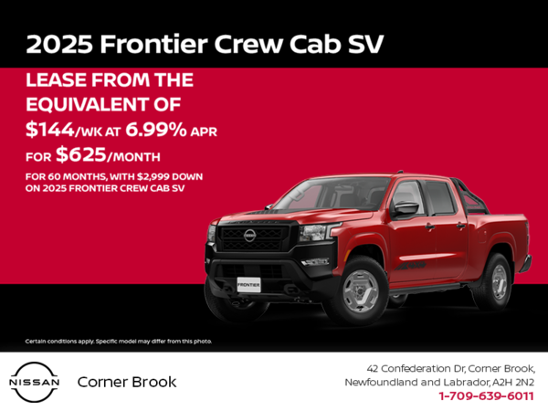 Get the 2025 Nissan Frontier Today!