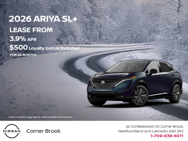 Get the 2026 Ariya SL+ Today!