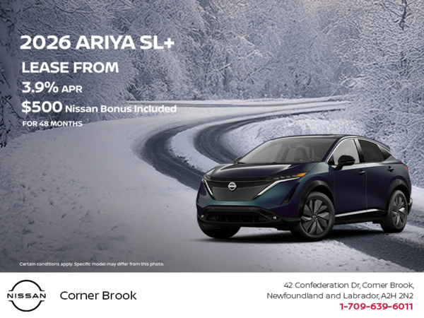 Get the 2026 Ariya SL+ Today!