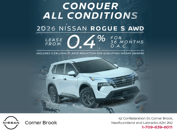 Get the 2026 Nissan Rogue Today!