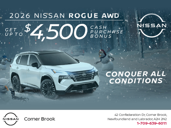 Get the 2026 Nissan Rogue Today!