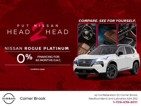 Get the 2026 Nissan Rogue Platinum Today!