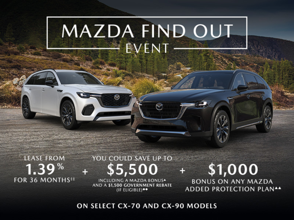 The Mazda Find Out event