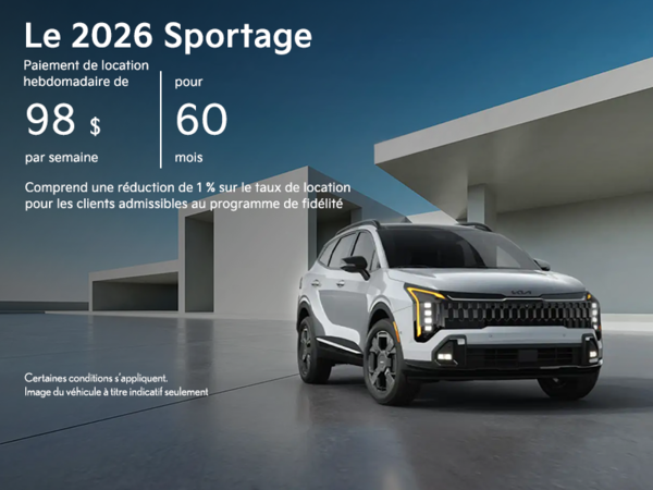 Le Kia Sportage 2026!