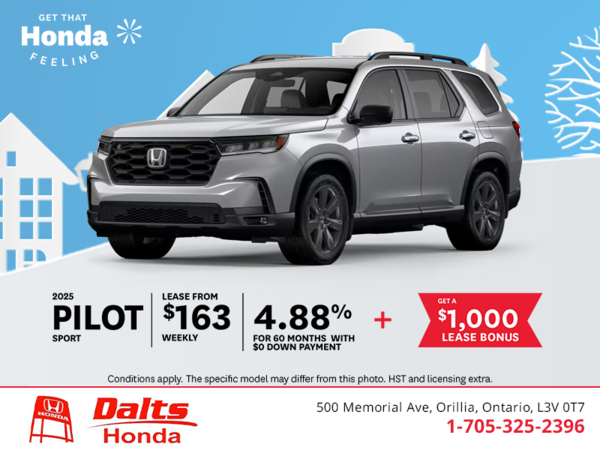 Get the 2025 Honda Pilot