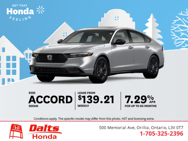 Get the 2025 Honda Accord!