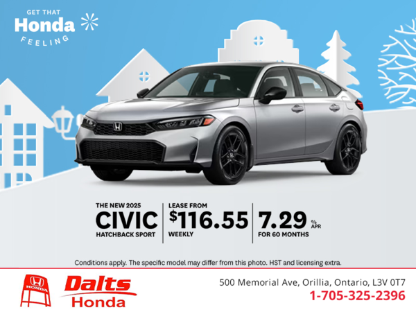 Get the 2025 Honda Civic Sedan!