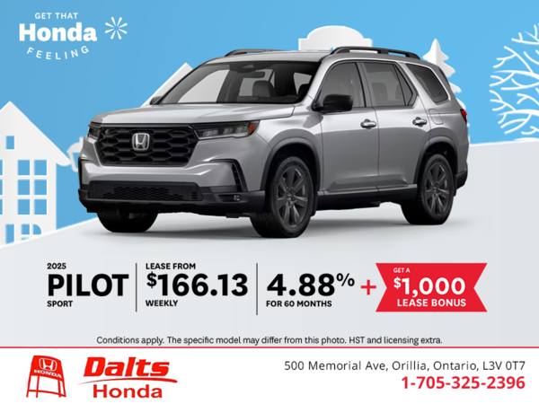 Get the 2025 Honda Pilot