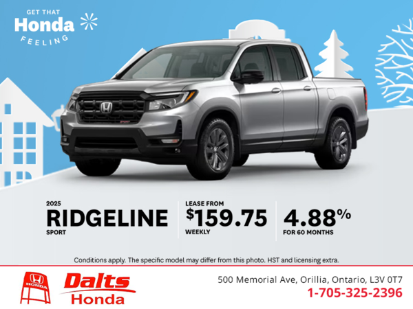 Get the 2025 Honda Ridgeline!