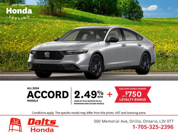 Get the 2025 Honda Accord!