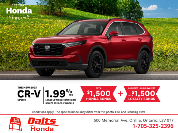 Get the 2025 Honda CR-V!