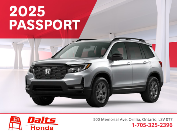 Get the 2025 Honda Passport!