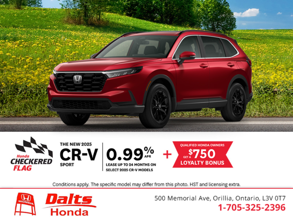 Get the 2025 Honda CR-V!