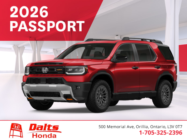 Get the 2026 Honda Passport!